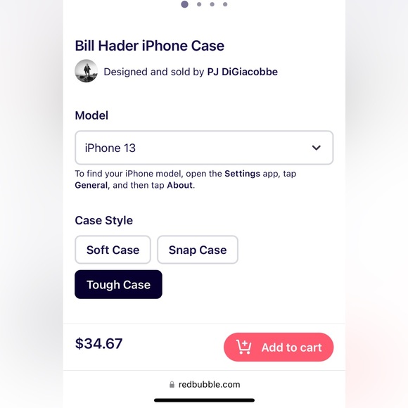 3/$10 NIP Bill Hader IPhone 13 Phone Case - Picture 2 of 3